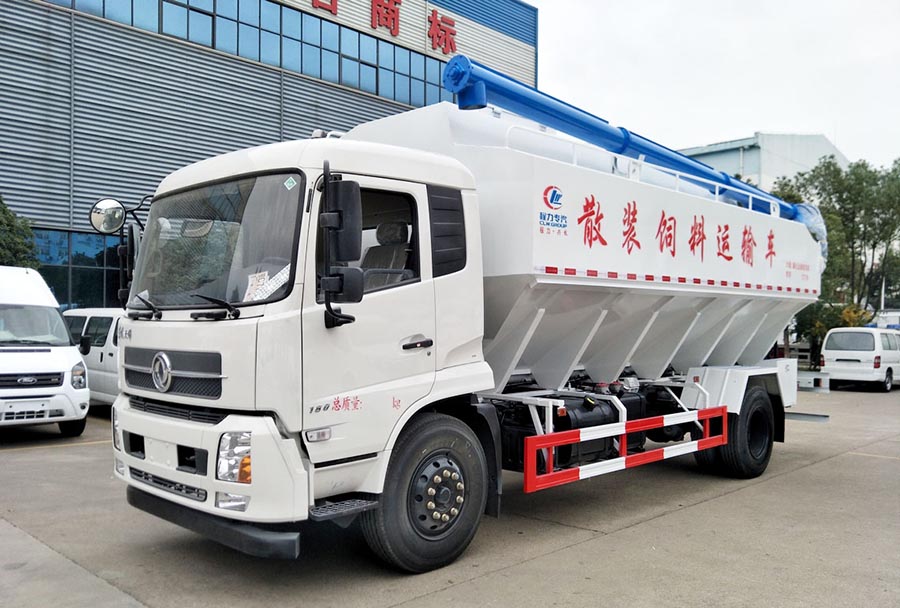 20方(10噸)東風天錦散裝飼料運輸車